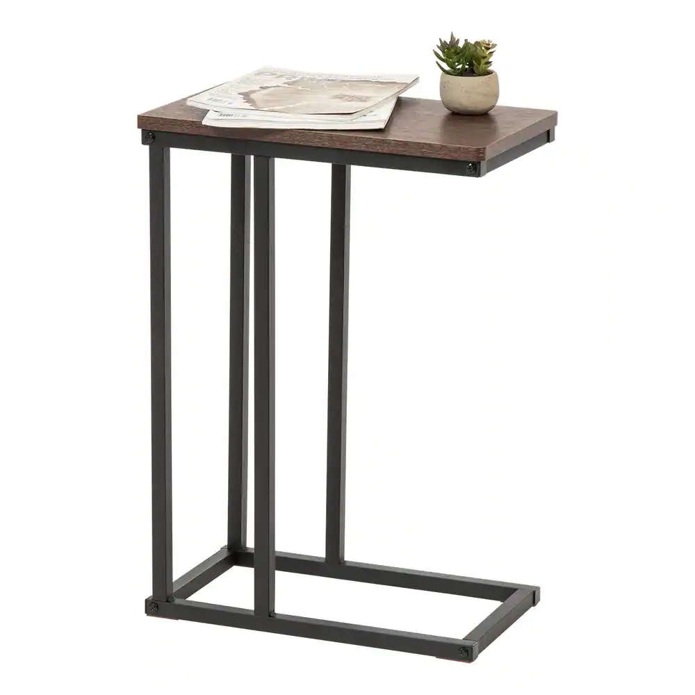 IRIS Brown C-Shaped Side Table