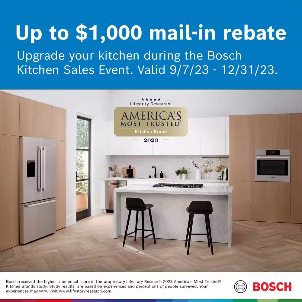 Bosch Benchmark Benchmark Series 18 in. W 8.6 cu. ft. Built-In Smart Upright Freezer, Custom Panel Ready, Counter Depth with ENERGY STAR